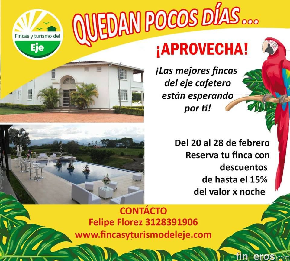 NO TE QUEDES SIN LA TUYA - Finca en Pereira, Risaralda